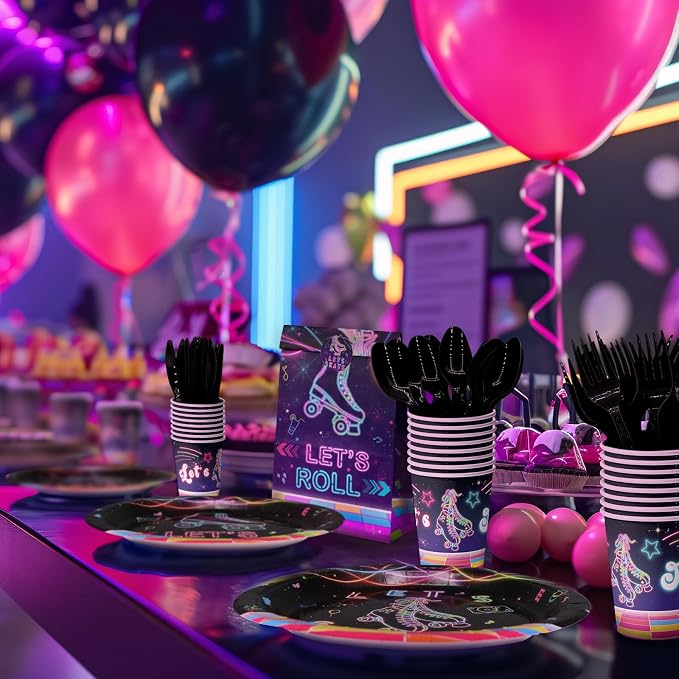 Roller Skating Party Decorations Set - Image 6
