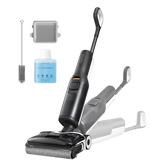 roborock F25 ALT Vacuum Mop, Wet Dry Vacuum Cleaner, Cordless Hard Floor Cleaner Machine with AI Assistant Wheels, 180° Lie-Flat, 194°F Hot Air Flash Drying & Hot Water Self Cleaning Electric Mop