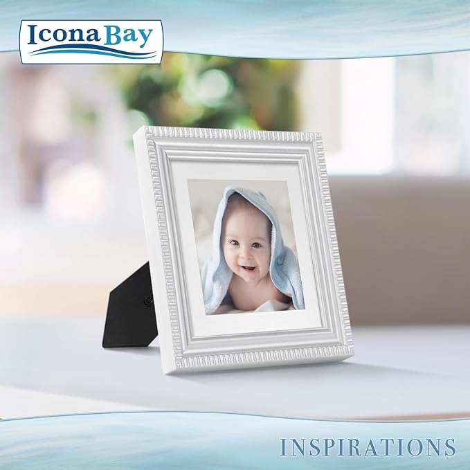 4x4 Picture Frames with 3x3 Mat, 6 Pack, Contemporary, Inspirations | These - Image 2