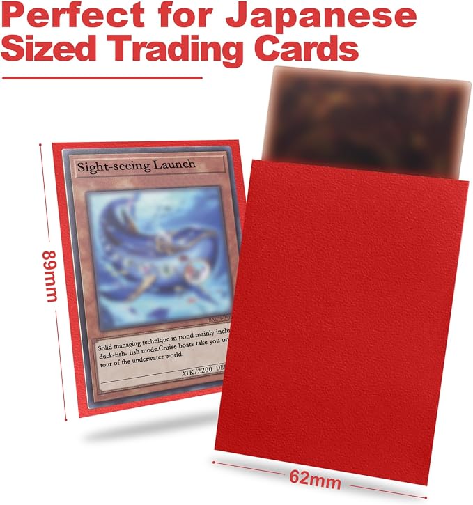 Ruby Card Sleeve 200 Pack Compatible - Image 2