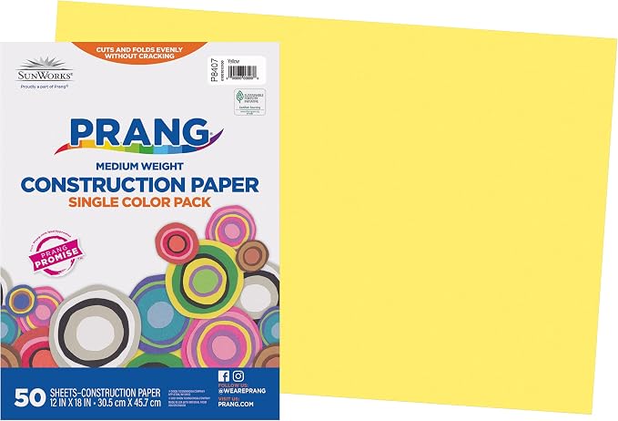 Prang Construction Paper, 50 Sheets by Prang
