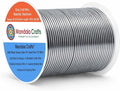 Mandala Crafts 20 Gauge Gray Anodized Aluminum Craft Wire, 100 FT | Colored by MandalaCrafts