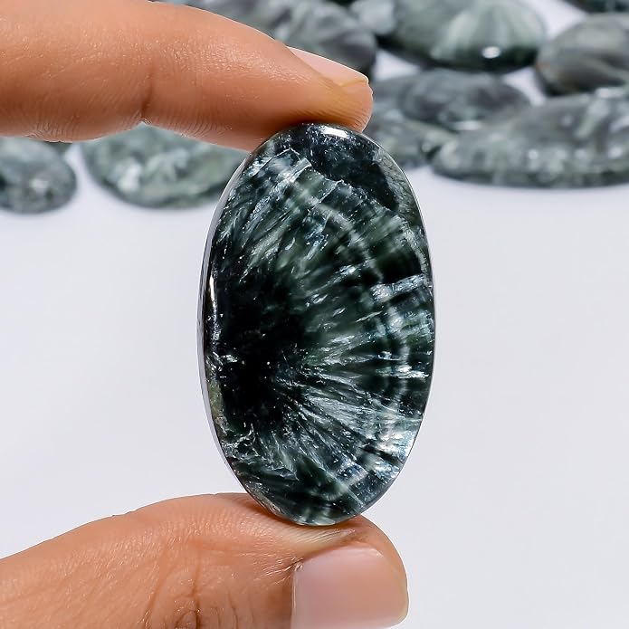 Natural Loose Gemstone 5 Piece Cabochons Lot Jewelry Making Loose Gemstone - Image 3