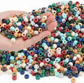 IOOLEEM 4000pcs Earth-Tone Colors Pony Beads, Beads by IOOLEEM
