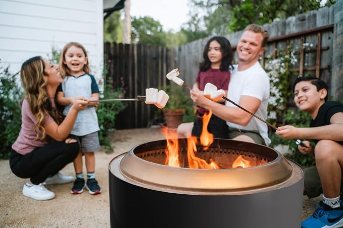 Solo Stove Yukon 2.0 + Stand, 27 Inch Smokeless Fire Pit – Portable Stainless - Image 7