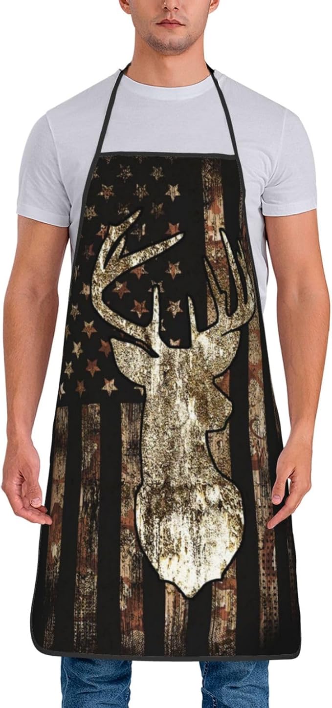 Apron Cooking Chef Work Shop Women Men Baking Decorations Painting Bbq Grilling - Image 2