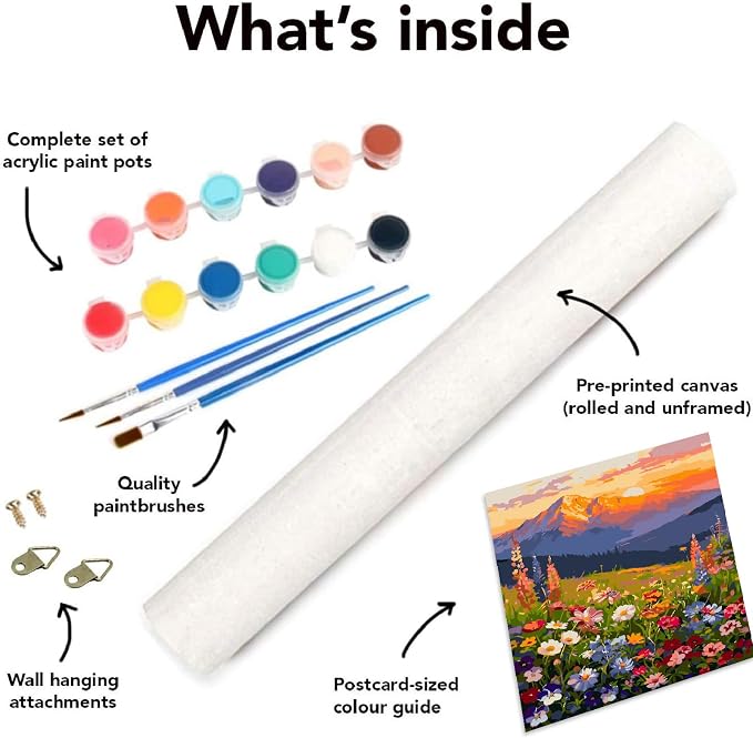 Clendo Landscape Paint by Numbers Kit - Image 7