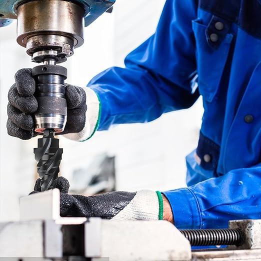M35 Cobalt Step Drill Bit - 1/4" to 3/4"(9 Sizes)- Unibit Four Spiral Flute - 1/4" Hex Shank - Metal Drilling Bit: High Strength,Durability, Efficient