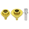 HARFINGTON Diamond Beveling Chamfer Bits Set 0-1.5" 0-2" Dia M10 Thread with Adapter, Countersink Drill Bit to Enlarge Holes for Porcelain Tile, Marble, Ceramic, Glass, Stones