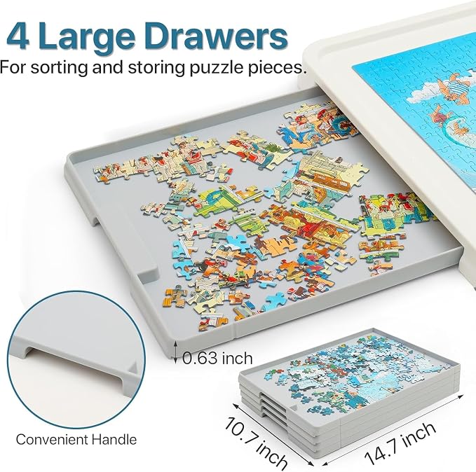 Playboda 1500 Pieces Rotating Plastic Puzzle Board - Image 7