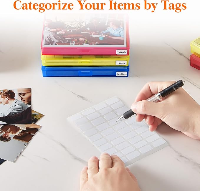 Lifewit 16 Pcs Photo Storage Box, Photo Albums 4x6 Pictures, Acid-Free - Image 7
