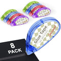 Secopad Scrapbook Tape, 8 Pack Double Sided Tape Roller by Secopad