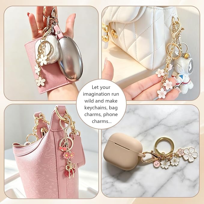sunla 20pcs Gold Keychain Making Kit - Image 5
