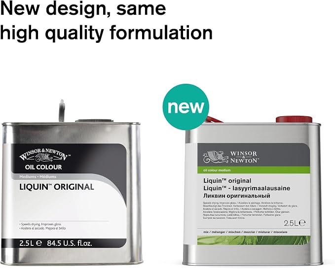 Winsor & Newton Liquin Original Medium, 2.5 litre Can - Image 8
