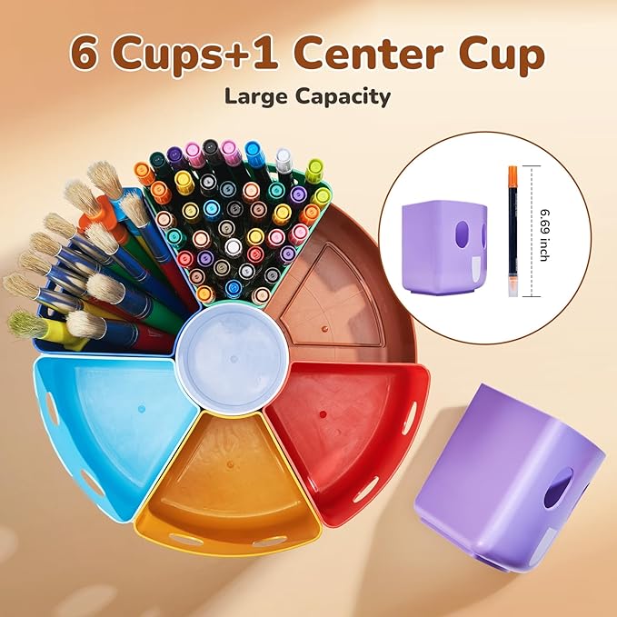 GAMENOTE Rotating Art Supplies Organizer - Image 6