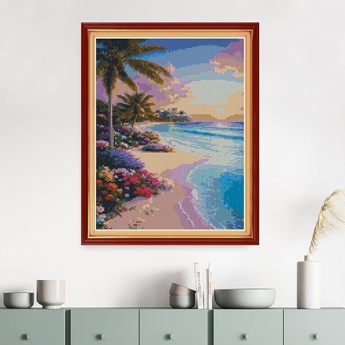 MYBISYMQQ Ocean Waves Cross Stitch Kits - Image 6