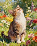 MBNTJHT Cat Paint by Numbers Kit by MBNTJHT