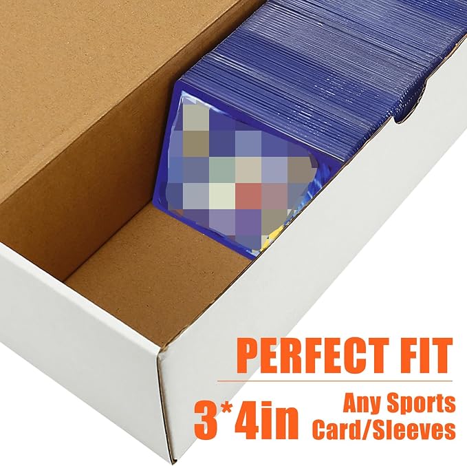 4-Pack • 3200-Count Trading/Gaming Card Box – Fits Toploaders & Sports Cards – - Image 3
