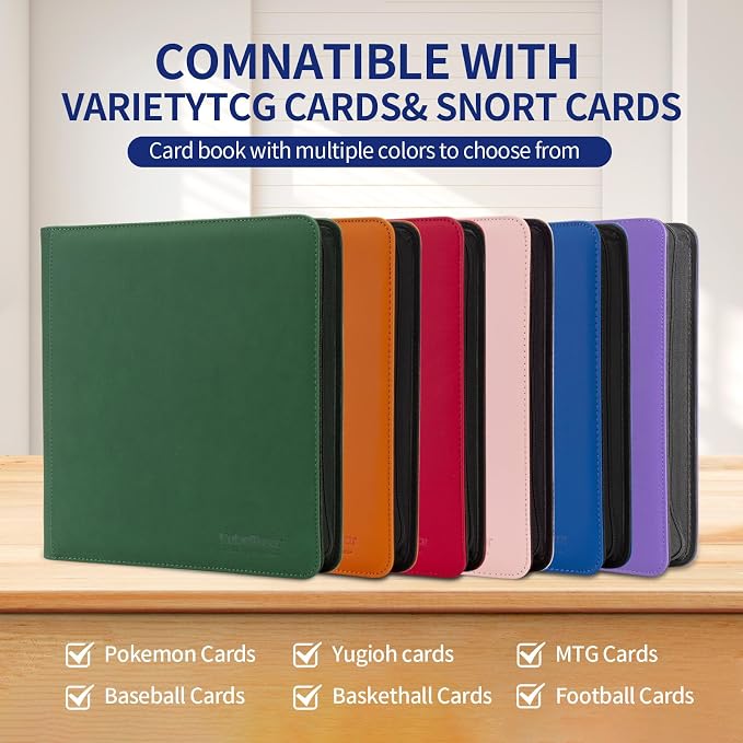 Card Binder – 720 Capacity, Zippered Trading Card Holder - Image 5