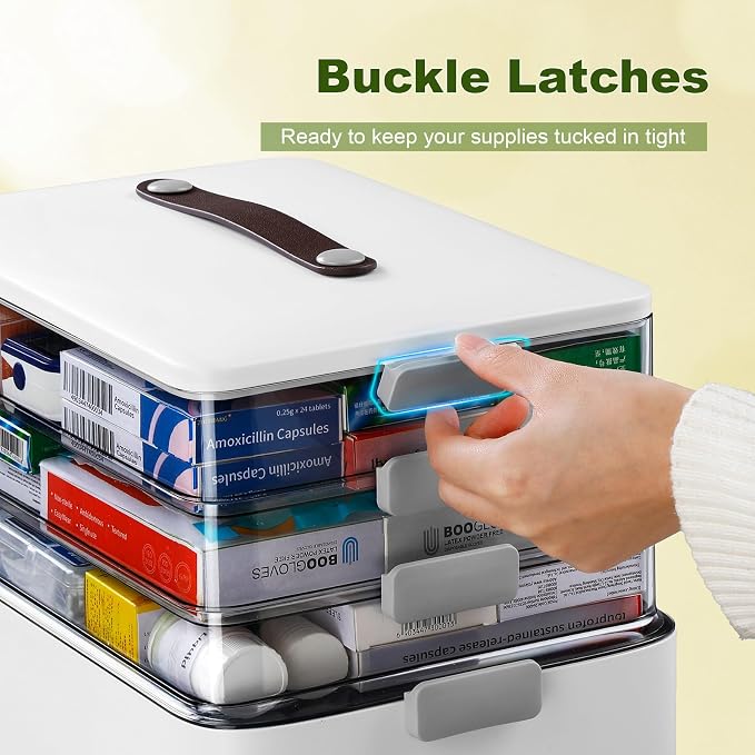 MOPALL Craft Medicine Cabinet Organizers Storage Box - Image 5