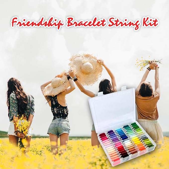 Friendship Bracelet String Kit String Bracelet Making Kit - Image 6
