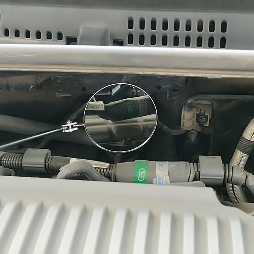 360 Circular Telescoping Inspection Mirror Large Roud Mirror on a Stick with Pen Buckle Diameter 85mm(3.35in) for Extra Viewing Dead Angle Line of Sight Obstacle Area Mechanic Automotive Gifts