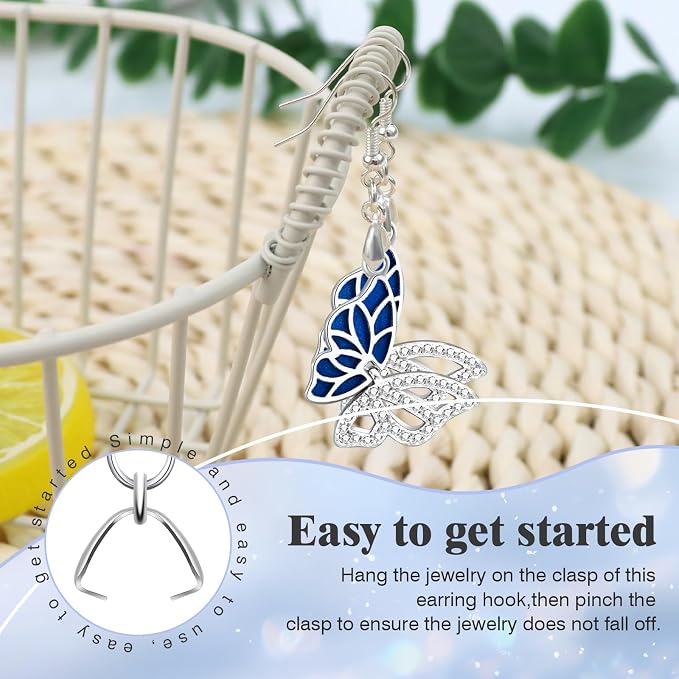 Earring Hooks 50PCS/25Pairs, Stainless Steel Ear Wires Fish Hooks, - Image 4