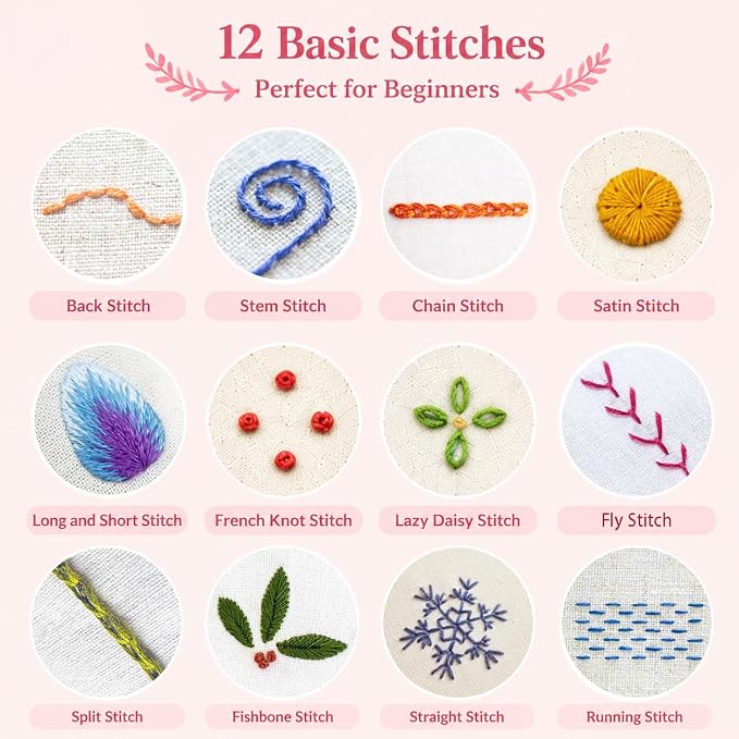 Msvphink Embroidery Stitch Book - Image 2