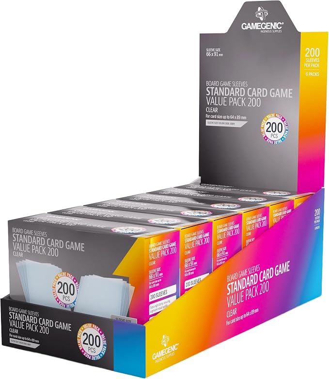 Gamegenic Prime Sleeves Standard Card Game-Size Value Pack 200 | 100 Microns - Image 4