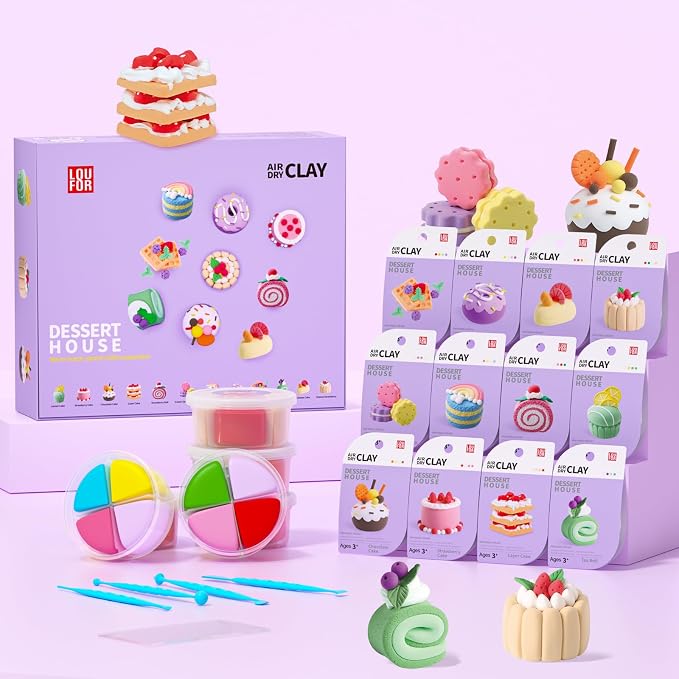 LOUFOR Air Dry Clay Kits by LOUFOR-THENOBILITYINCLAY