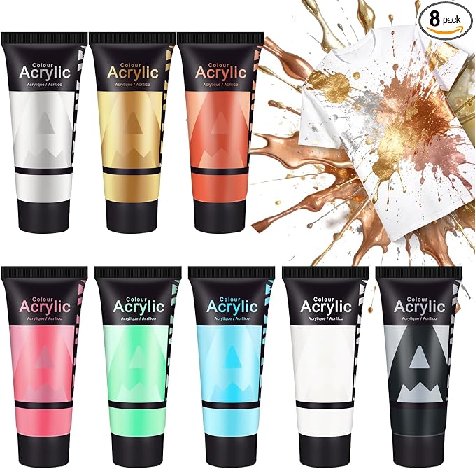 AUREUO Iridescent Fabric Paint Set by AUREUO