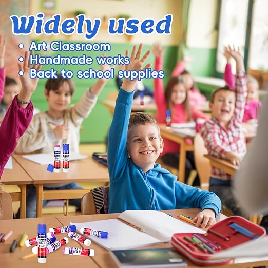 36 Pack Glue Sticks Bulk for Kids, Disappearing Purple Glue Sticks for - Image 6