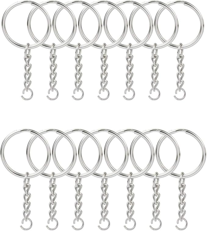 KINGFOREST 50-Piece Split Key Ring Kit by Kingforest