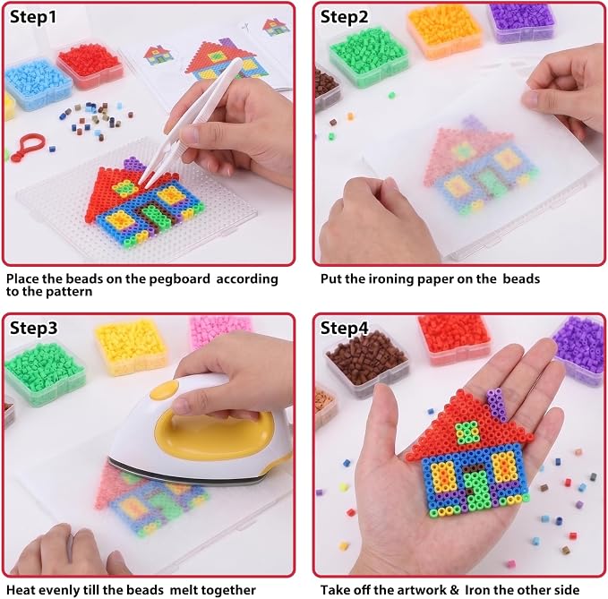 72 Colors Fuse Beads Kit - Image 4