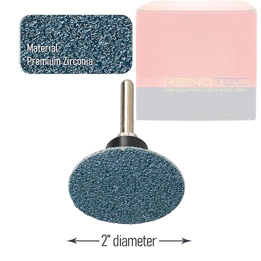 2" Zirconia Sanding Discs, Quick Change, Zir A/O, Quick Change TR, Assorted 20 Pcs, 1 pad Holder, P36/60/80/120