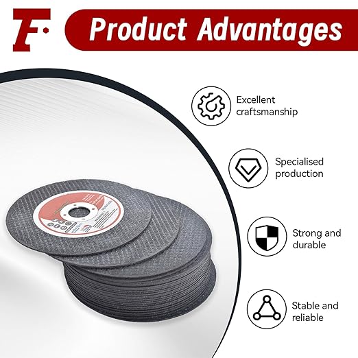 100 Pack 4" x.040 x5/8" Cut Off Wheel - Metal & Stainless Steel Thin Cutting Discs