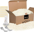 SAEUYVB Natural Soy Candle Wax for Candle Making, 10lb Bag, Premium Soy Wax by SAEUYVB