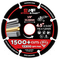 S&F STEAD & FAST Diamond Cutting Wheel 4 1/2 Inch with 7/8'' Arbor, 4.5 Cut Off Wheel for Metal, Rebar, Bolt, Alloy, Copper, Steel, Cast Iron