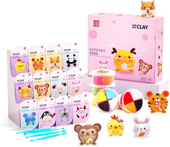 LOUFOR Air Dry Clay Kits by LOUFOR-THENOBILITYINCLAY
