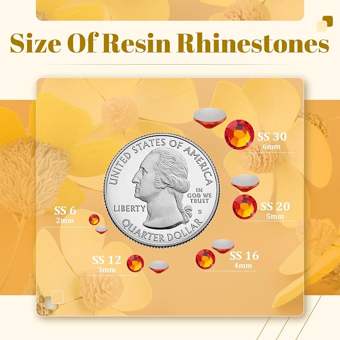 4000PCS 5mm Resin Rhinestones Bulk - Image 3