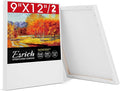 ESRICH Stretched Canvas for Painting, 2 Pack 9x12 Inch Canvas Value Pack by ESRICH