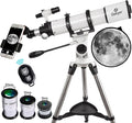 Gskyer Telescope 600x90mm AZ Astronomical Refractor Telescope by Gskyer