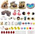 Dracarys Selected 50 Pieces Fairy Garden Accessories, Miniature Figurines by Dracarys