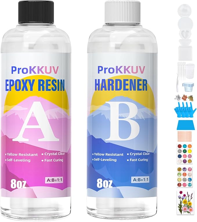 Resin Art Kit for Beginners, 16oz Epoxy Resin - Image 7