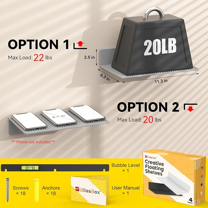 BlissBox 4-Pack Display Shelves - Image 3