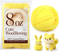 Core Wool for Needle Felting, 8 OZ Merino Wool Roving, Soft Felting Wool for by wonvoc