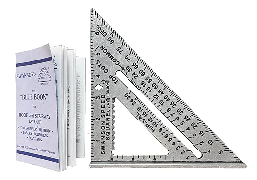 SWANSON Tool Co S0101 7 Inch Speed Square by SwansonTool