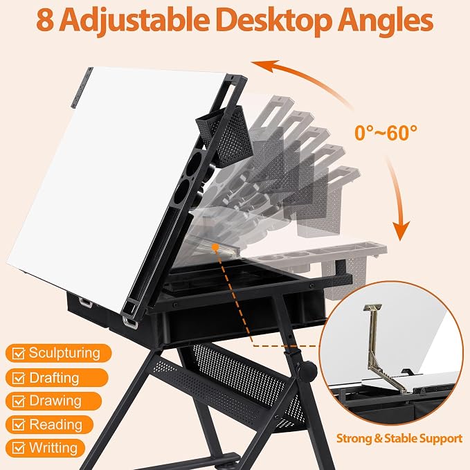ZENY Adjustable Drafting Table - Image 5
