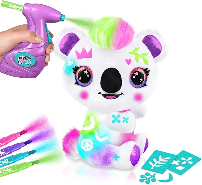 Canal Toys Personalize Airbrush Plush Large Koala! Decorate, Repeat! Customize - Image 6