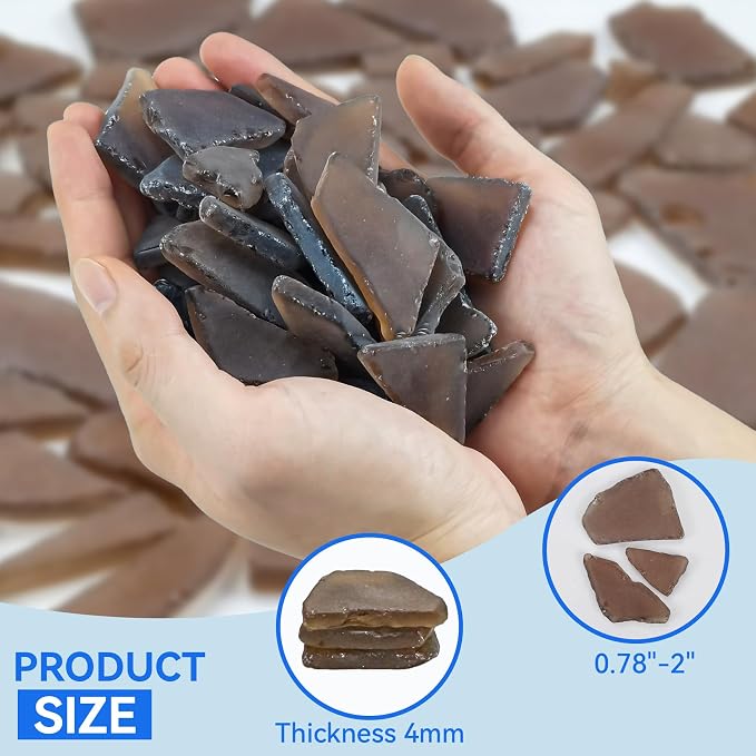 Keedolla 15 Oz Tumbled Sea Glass Decor - Image 3